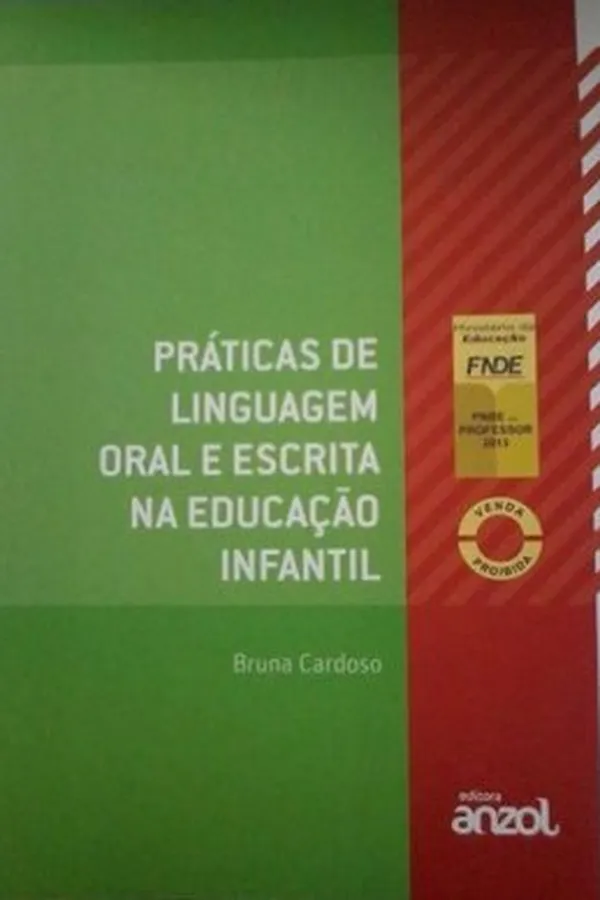 Capa de Práticas de Linguagem Oral e Escrita na Educação Infantil