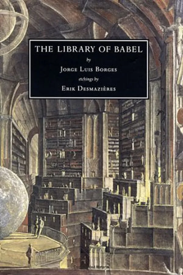 Capa de A biblioteca de Babel
