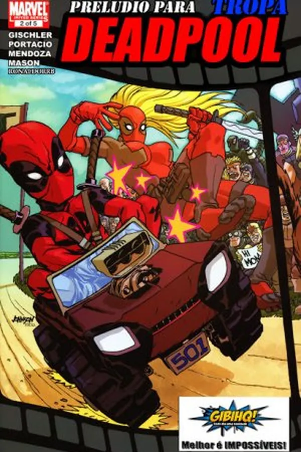 Capa de Deadpool - Preludio Tropa Deadpool #02