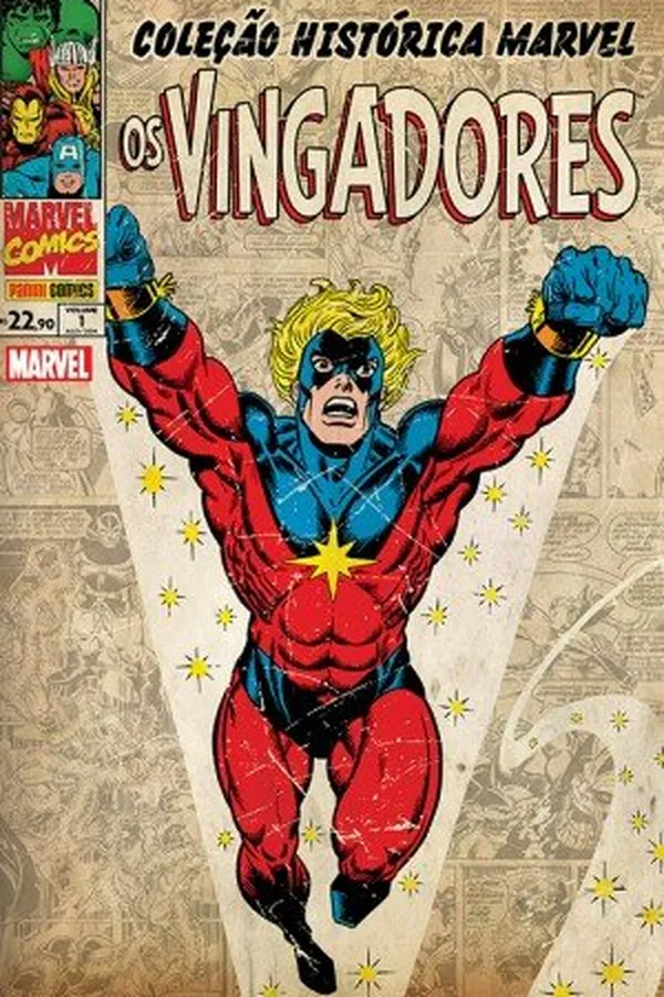 Cover of Coleção Histórica Marvel: Os Vingadores #01