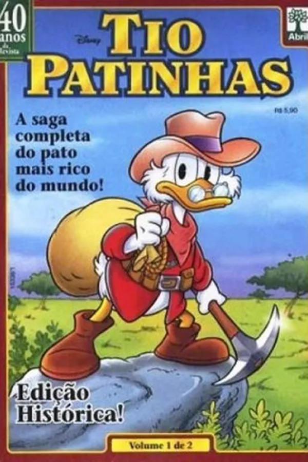 Capa de 40 Anos da Revista Tio Patinhas nº 1