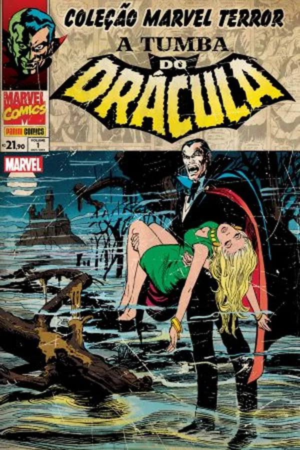 Capa de A Tumba do Drácula - Volume 1
