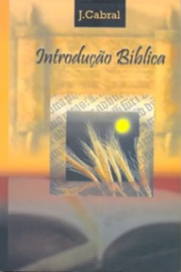 Capa de Introdução Bíblica
