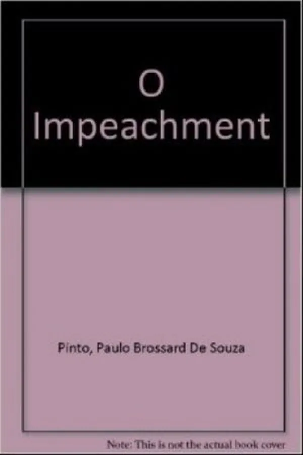 Capa de O Impeachment