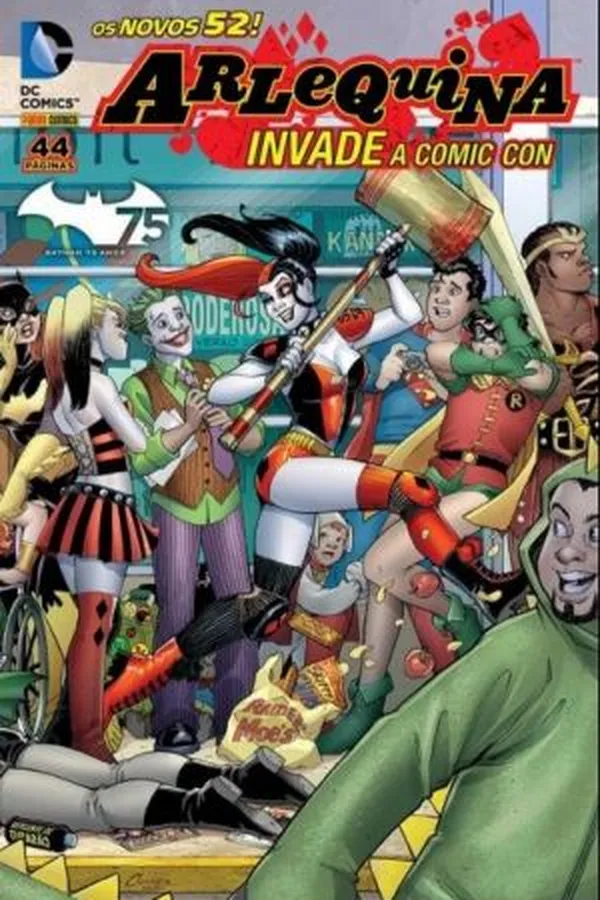 Capa de Arlequina Invade a Comic Con