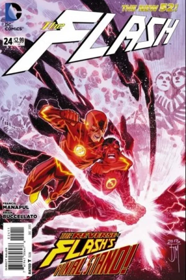 Capa de The Flash #24 - Os novos 52