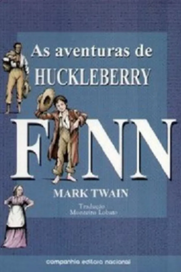 Cover of As Aventuras de Huckleberry Finn