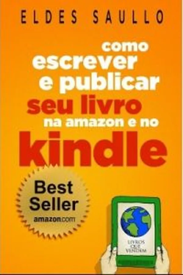 Capa de Como escrever e publicar seu Livro na Amazon e no Kindle