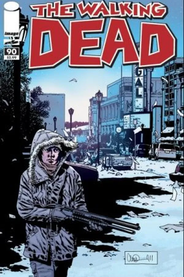 Capa de The Walking Dead, #90