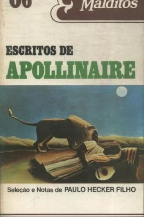 Capa de Escritos de Apollinaire