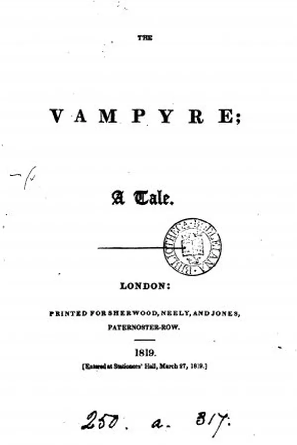 Capa de The Vampyre