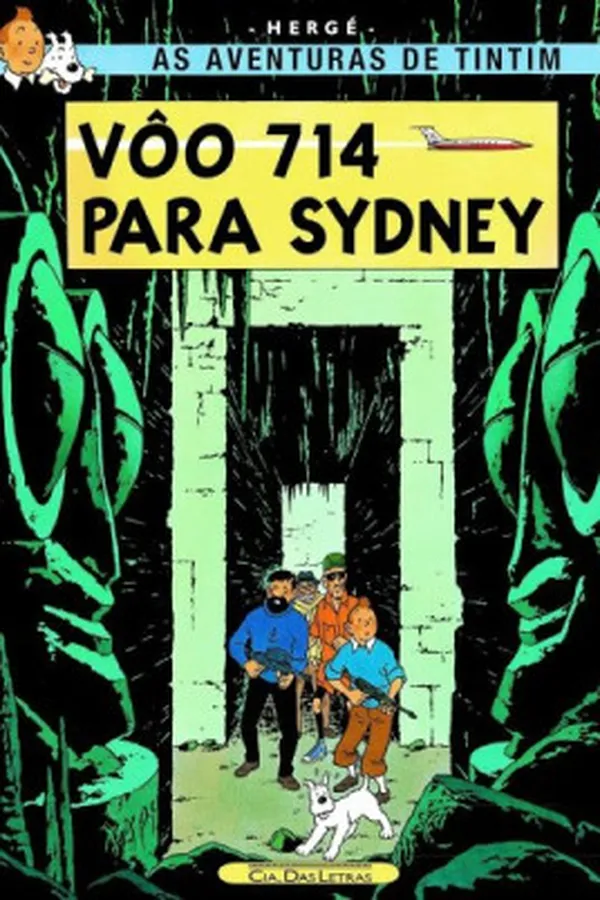 Capa de As Aventuras de Tintim: Vôo 714 para Sydney