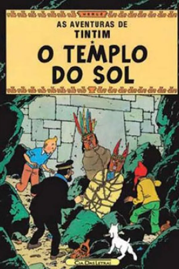 Capa de As Aventuras de Tintim: O Templo do Sol