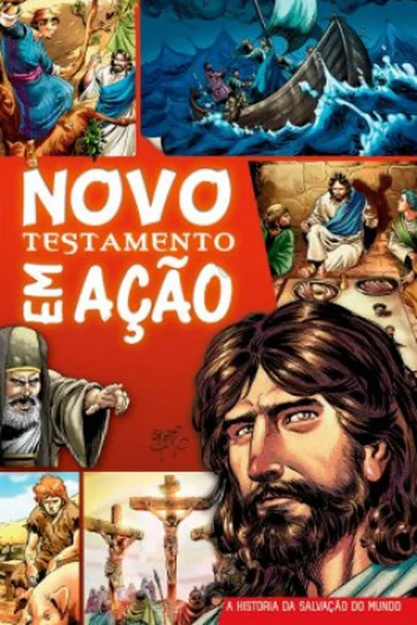 Capa de Novo testamento em ação