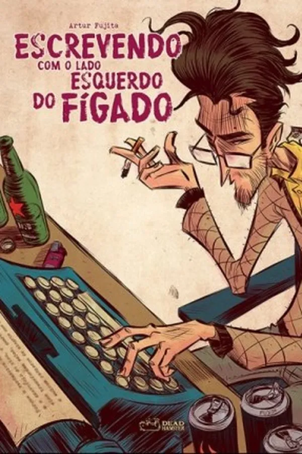 Capa de Escrevendo Com o Lado Esquerdo do Fígado