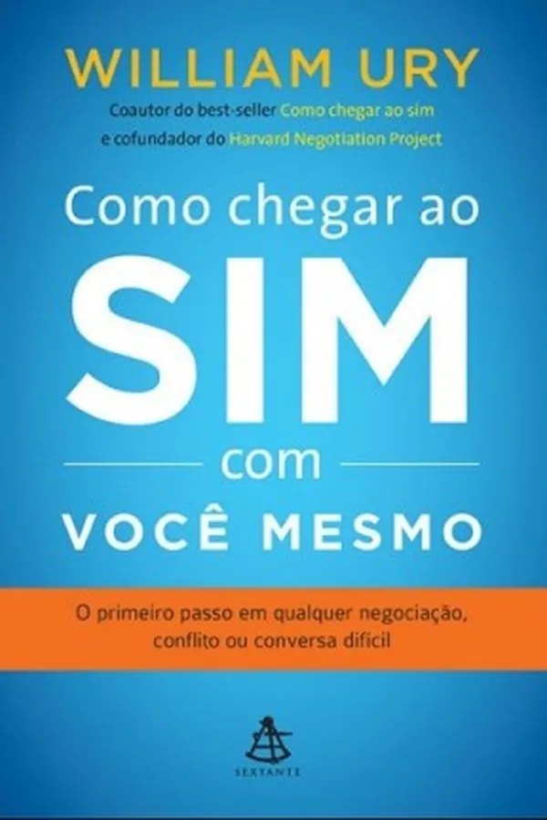 Capa de Como chegar ao sim com você mesmo