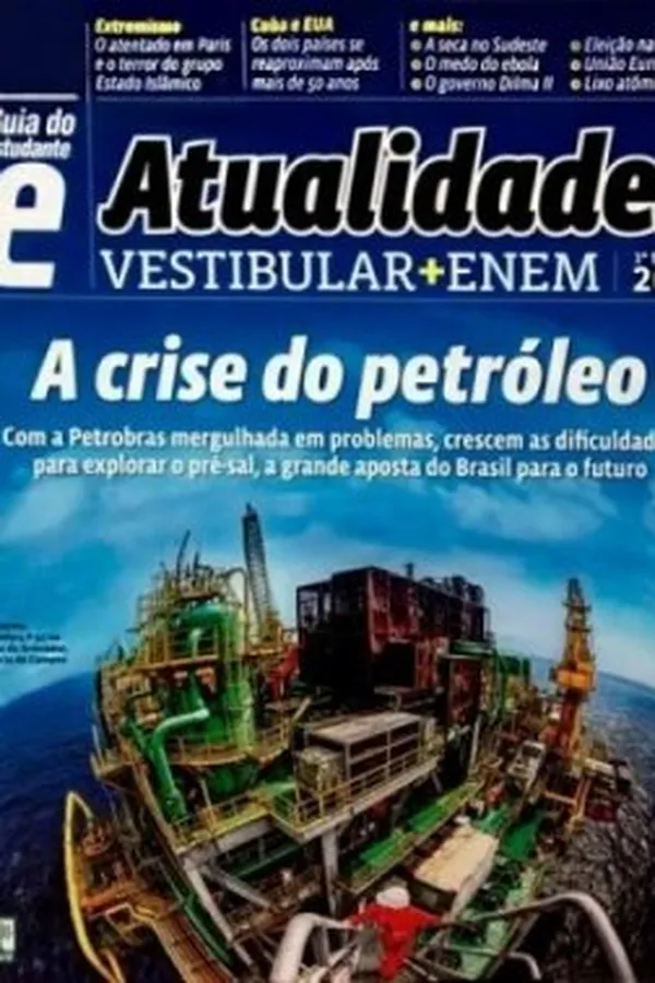 Capa de Guia do Estudante Atualidades 1º Semestre de 2015