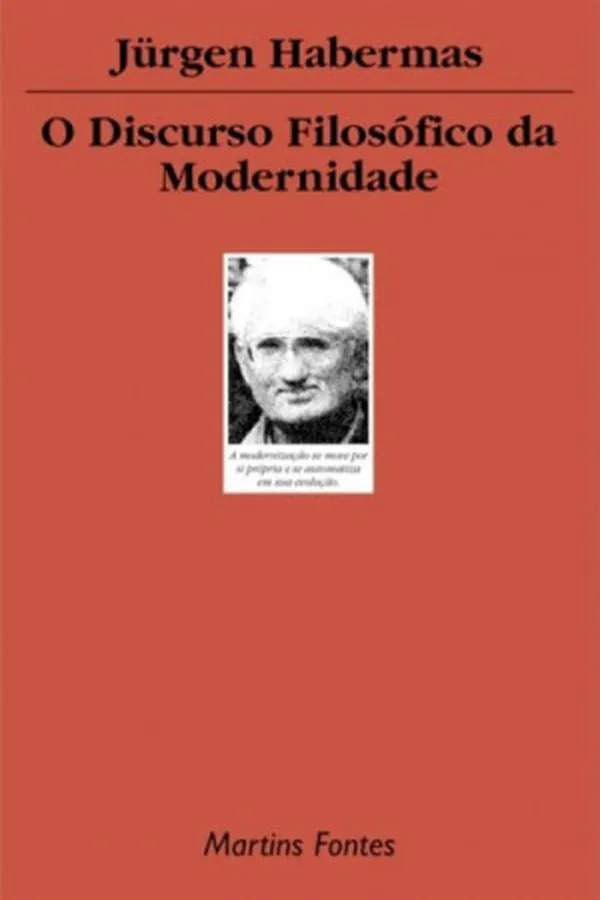 Capa de O discurso filosófico da modernidade