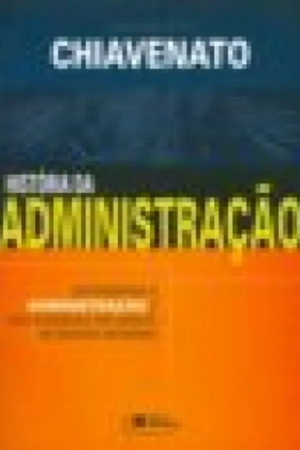 Capa de História da Administração