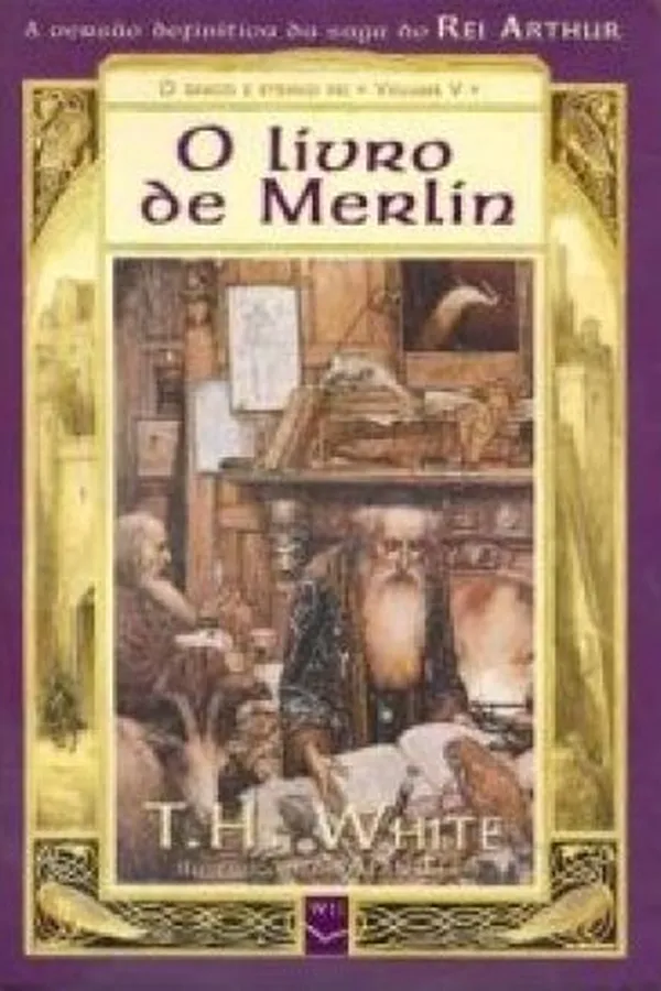Capa de O Livro de Merlin