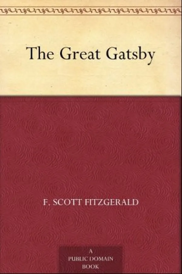 Capa de The Great Gatsby