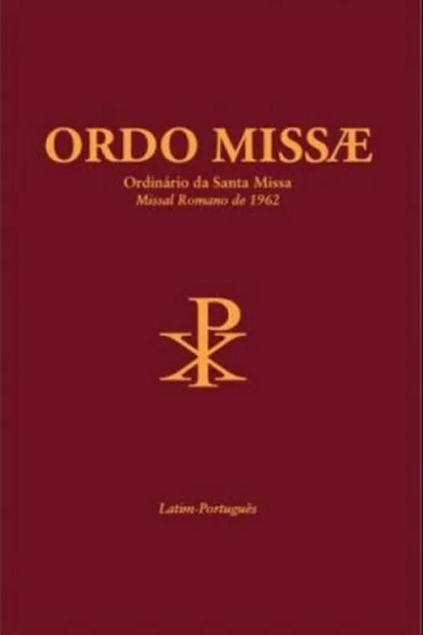 Capa de Ordo Missae - Ordinário da Santa Missa