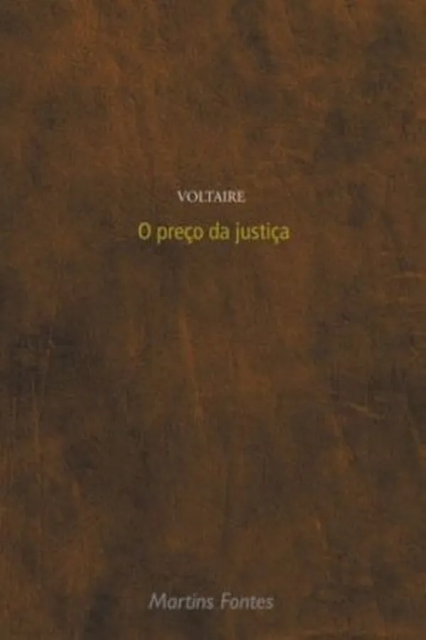 Capa de O Preço da Justiça