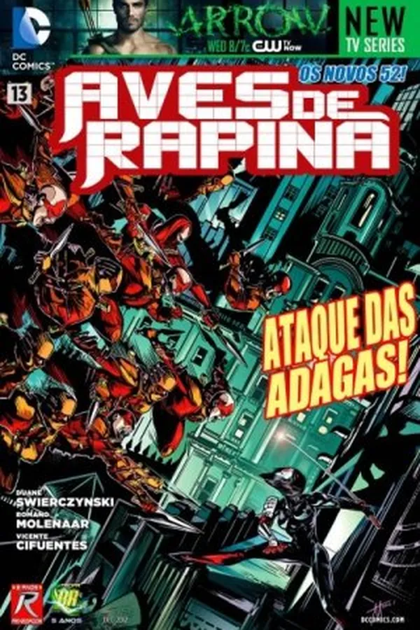 Capa de Aves de Rapina #13 - Os Novos 52