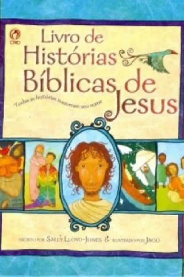 Capa de Livro de Histórias Bíblicas de Jesus