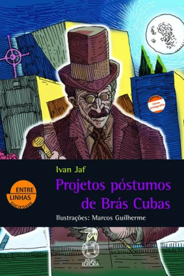 Capa de Projetos póstumos de Brás Cubas