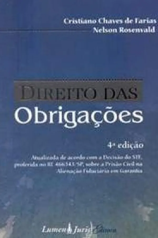 Capa de Direito das Obrigações