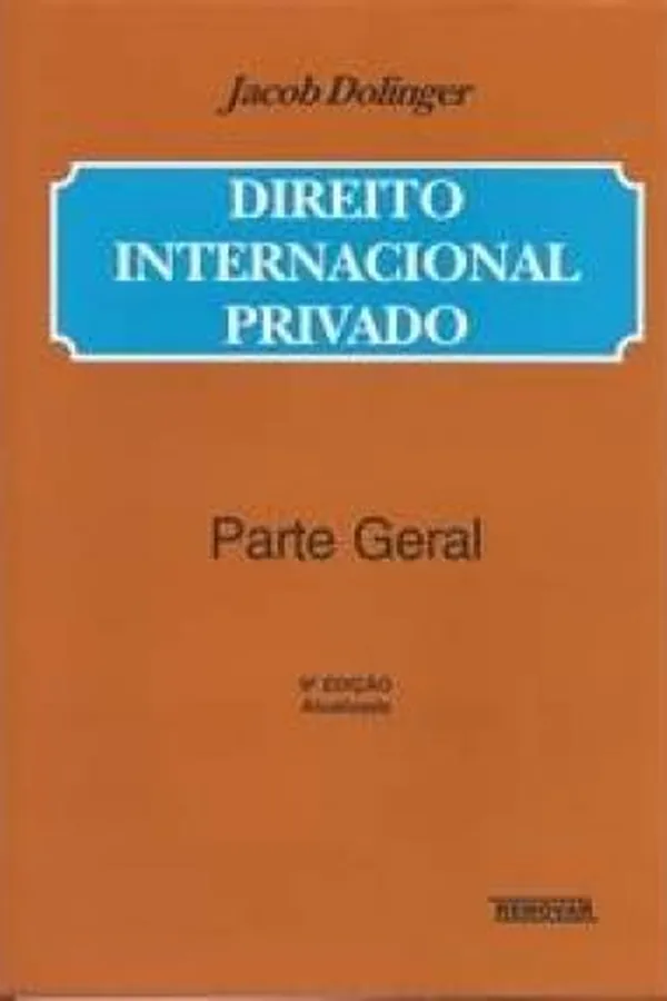 Cover of Direito Internacional Privado