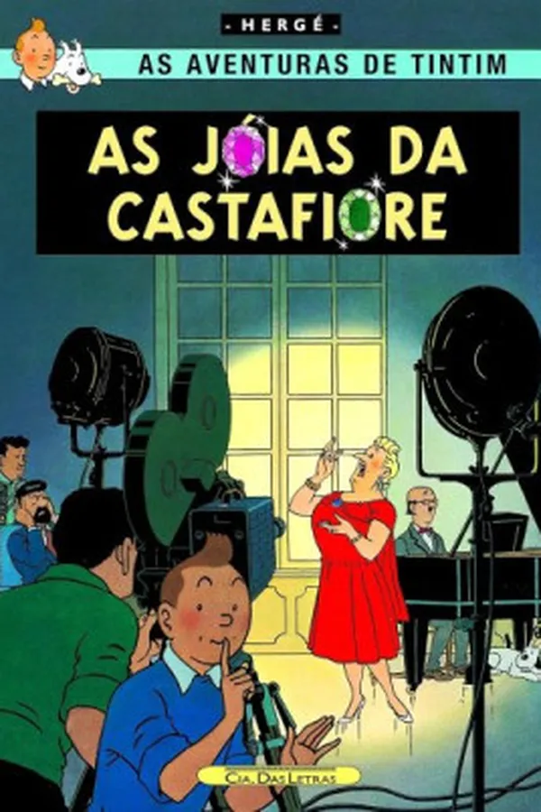 Capa de As Aventuras de Tintim: As Jóias da Castafiore