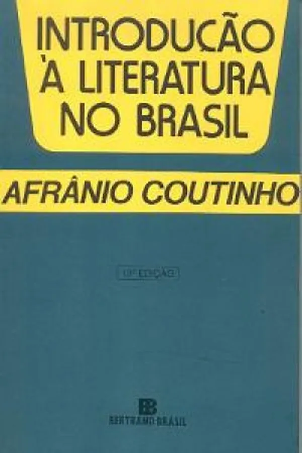 Capa de Introdução à Literatura no Brasil