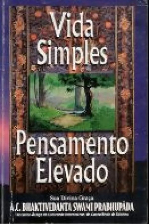 Capa de vida simples, pensamento elevado