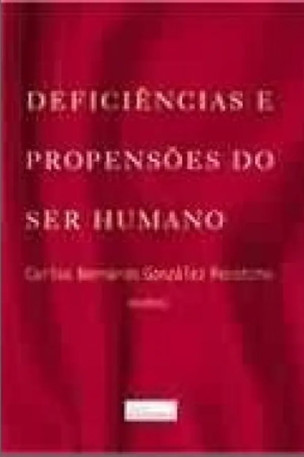 Capa de Deficiências e Propensões do Ser Humano