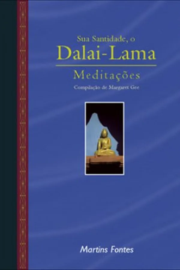 Capa de Meditações: Sua Santidade, o Dalai-Lama