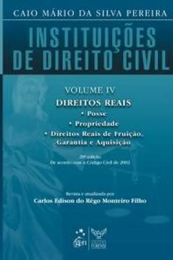 Cover of Instituições de Direito Civil Vol.4