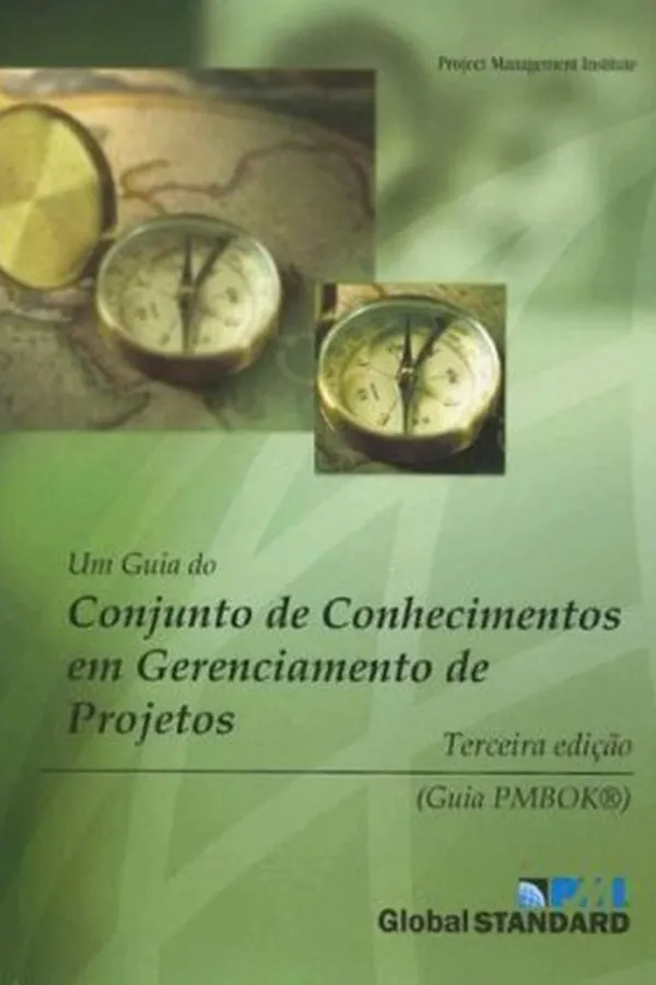 Capa de Um Guia do Conjunto de Conhecimentos em Gerenciamento de Projetos (PMBOK)