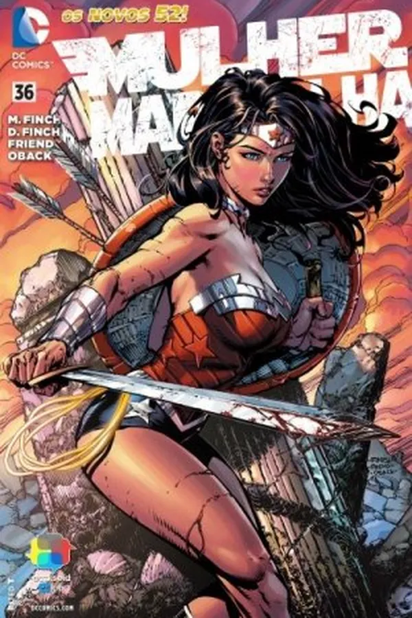 Capa de Mulher Maravilha #36 - Os novos 52