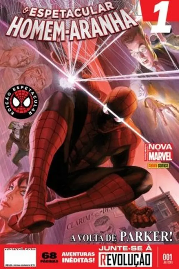 Capa de O Espetacular Homem Aranha #1