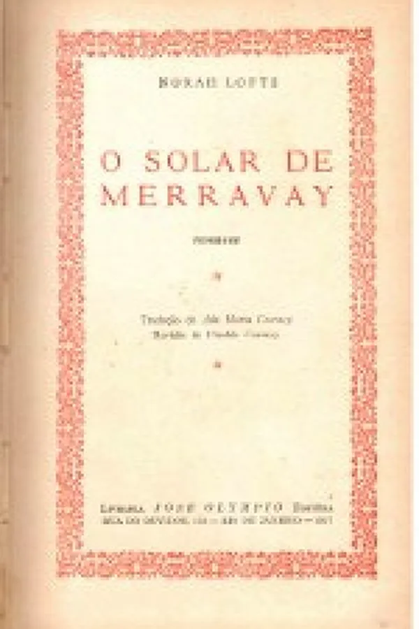 Capa de O solar de Merravay