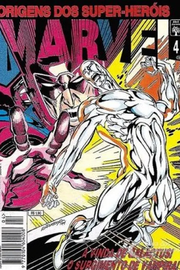 Capa de Origens dos Super-Heróis Marvel #4