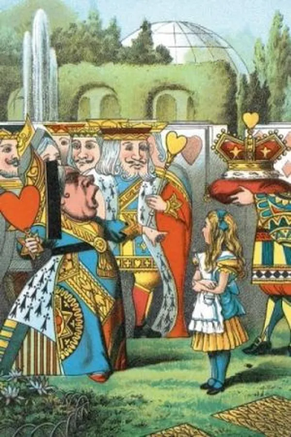 Capa de Aventuras de Alice no País das Maravilhas