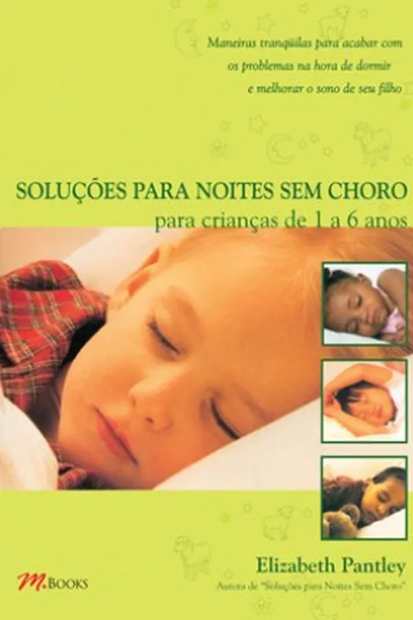 Capa de Soluções para Noites sem Choro - Para Crianças de 1 a 6 anos