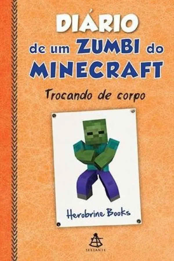 Capa de Diário De Um Zumbi Do Minecraft