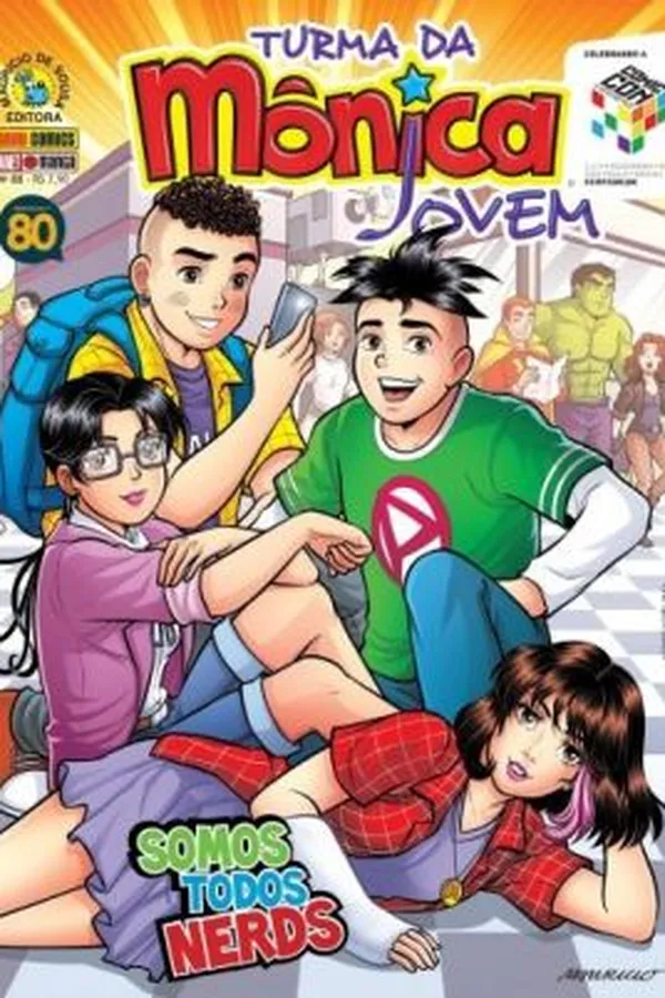 Capa de Turma da Mônica Jovem #88