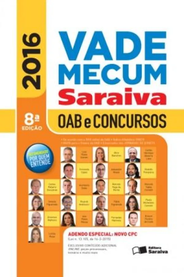 Capa de Vade Mecum 2016