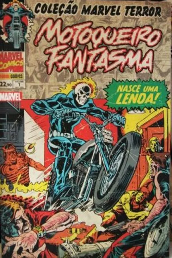 Capa de Coleção Marvel Terror: Motoqueiro Fantasma