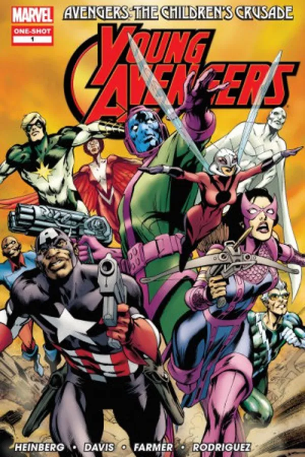 Capa de Jovens Vingadores - A Cruzada da Inocência